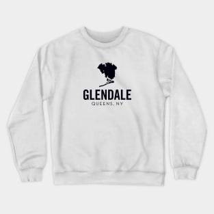 Glendale, Queens - New York (black) Crewneck Sweatshirt